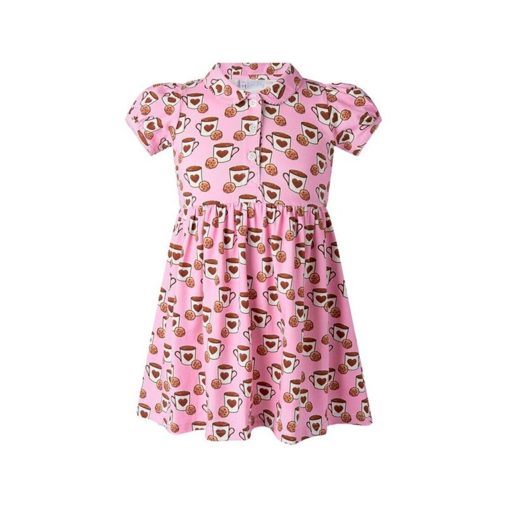 Rachel Riley Girls Hot Chocolate Jersey Dress